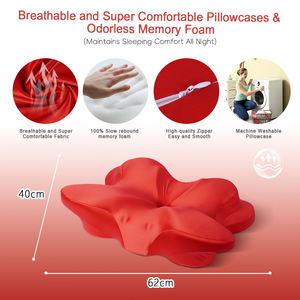 Cuscino a farfalla personalizzato per l'allineamento della colonna cervicale, sollievo dal dolore per collo, spalle e mal di testa - Produzione B2B - Product Image 4