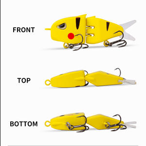 Novo Modelo <span class=keywords><strong>Lure</strong></span> Insect Bait 6cm Lento Afundando Multisection Articulado Água Doce Artificial Iscas De Pesca para Baixo - Product Image 5