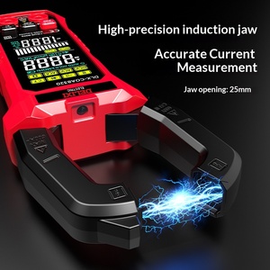 Delixi Digitales Zangenamperemeter Hochpräzises Multifunktions-Elektro-Strom-Widerstands-Multimeter für Professionelle Anwendungen 600V CAT III - Product Image 2