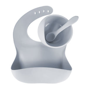 Ensemble de vaisselle imperméable motif dessin animé pour enfants bavoirs et assiette en silicone pour bébé bol accessoires de <span class=keywords><strong>repas</strong></span> - Product Image 3