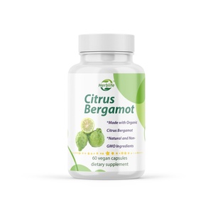 Cápsulas de Bergamota Cítrica OEM ODM, Soporte Antioxidante, Sistema Inmunológico y Función Cardiovascular, Soporte Digestivo, Vegano, Sin OMG - Product Image 1