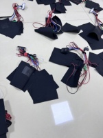 Élément chauffant flexible en graphite alimenté par batterie 12V 5V 12 volts CC pour vestes et vêtements