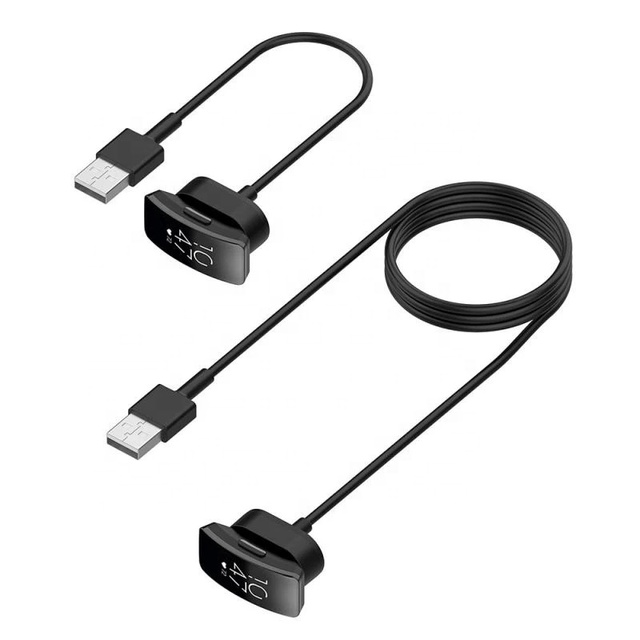 15cm 1m Charging Dock Station USB Cable Cord Charger for Fitbit Inspire HR Ace2 Smart Wristband Universal Fast Charger