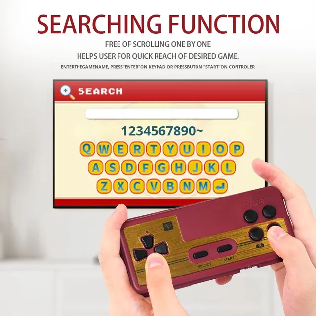 G105HD Mini Retro TV Game Console Console 8-Bit Dual Controllers Game Stick Support TF Card Custom Logo OEM Stock