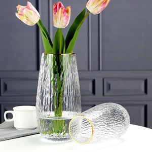 <span class=keywords><strong>2021</strong></span>ใหม่24พันขอบสีทองแจกันดอกไม้แก้วตกแต่งบ้าน - Product Image 4