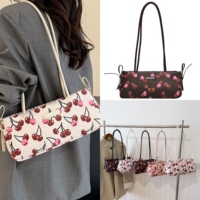 Nieuwe aankomst Fruit Cherry schoudertas Sweet Bow onderarmtas met tascharme Dames luxe mode handtas Damesmodetas