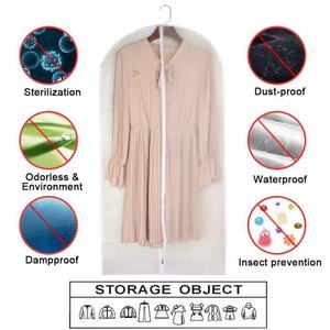 Factory New Hot PEVA <b>Suit</b> <b>Bag</b> Transparent Dustproof Garment Storage Dustcover <b>for</b> Closet Clothes Fashionable Storage Solution - Product Image 5