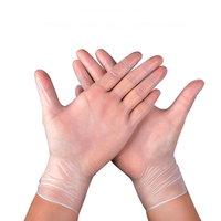 Commande en gros prix boîte à gants en vinyle non stérile gants en vinyle jetables sans poudre de qualité alimentaire 100 pièces par boîte pour la transformation des aliments