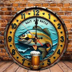 Round Wooden Wall <b>Clock</b> 25x25Cm Mdf Quiet Quartz Movement Home Living Room <b>Bedroom</b> Decor <b>Clock</b> - Product Image 4