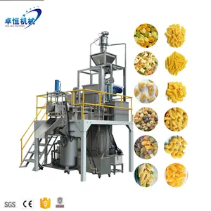 multi-fuction spiral commercial macaroni pasta making machine and rice production line