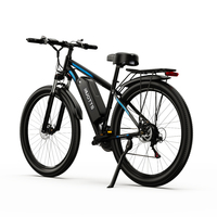 Vélo de montagne électrique pliable 29 pouces avec moteur arrière C29 750W, batterie au lithium 48V 30AH, 21 vitesses, batterie amovible, stock UE/Royaume-Uni