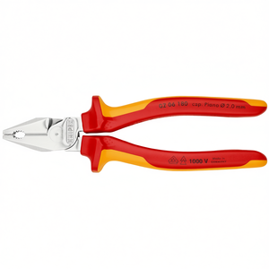 Alicates universales KNIPEX de 180 mm, 1000 V, aislados para trabajos eléctricos - Product Image 1
