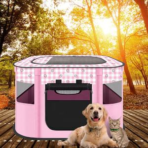 Box per animali domestici portatile, gioco di esercizi pieghevole tenda cuccia per cucciolo di cane Yorkie gatto coniglietto, ottimo per camma da viaggio all'aperto - Product Image 6