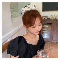 Baru Indah Lucu Besar Ponytail Holder Anak Perempuan Ikat Rambut Elastis Ikat Rambut Tali Aksesoris Rambut Chiffon Scrunchies Rambut untuk Wanita