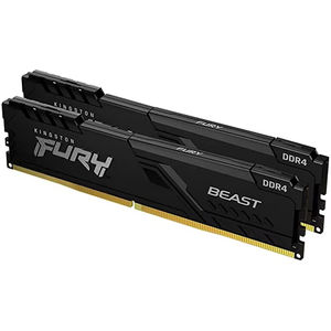 Module de mémoire de bureau HyperX <span class=keywords><strong>Fury</strong></span> <span class=keywords><strong>Beast</strong></span> 8 Go 16 Go 32 Go 2400 2666 <span class=keywords><strong>3200</strong></span> MHz DIMM PC4-23400 25600 28800 DDR4 - Product Image 3