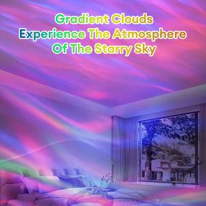 Lámpara de Proyección USB con Diseño de Galaxia Estrellada y Océano, Control Bluetooth, Proyector de Luz RGBW, Altavoz de Música para Decoración, Regalo para Fiestas - Product Image 5