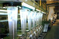 Ligne de production de textile de polypropylène d'équipement de fibre d'agrafe de pp de rendement élevé