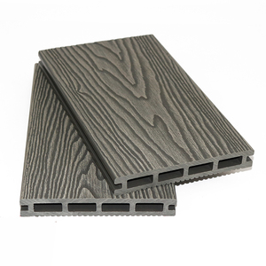 Thân Thiện Với Môi Trường Không Thấm Nước Bằng Gỗ Nhựa <span class=keywords><strong>Composite</strong></span> Sàn OEM Ngoài Trời Ánh Sáng Màu Xám Coextrusion Wpc Decking - Product Image 1