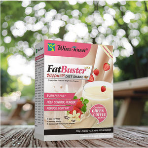 Vücut detoks ve hızlandırılmış kilo kaybı için lezzetli çilek <span class=keywords><strong>Protein</strong></span> tozu hızlı zayıflama diyet takviyesi kutu ambalaj - Product Image 1