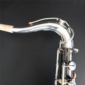 Saxofone <span class=keywords><strong>Tenor</strong></span> Profissional Chinês com Braços Duplos, Chave de Fá# Agudo, Corpo Niquelado Preto e Chaves Prateadas - Product Image 4