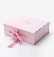 Caja de Regalo Magnética Plegable de Lujo en Dorado Metálico con Interior Negro para Vino Premium y Estuche de Regalo Profesional