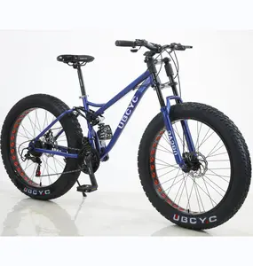 4.0 carbono gordo bicicleta para homens/suspensão total montanha gordo bicicleta fatbike liga jantes/Popular gordura pneu bicicleta com bom pneu