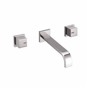 Nóng lạnh Brass phòng tắm vòi xoay <span class=keywords><strong>Spout</strong></span> treo tường đôi đồng kẽm gốm chải lưu vực <span class=keywords><strong>Mixer</strong></span> hiện đại hợp kim kẽm - Product Image 5