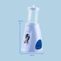 Tempat Minum Hamster dari Plastik Warna Macaron, Botol Air Otomatis untuk Hamster dengan Alas Kerucut yang Stabil