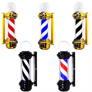 Salon de coiffure professionnel barbier poteau lumineux rotatif tenture murale Salon couleur vive étanche Led Salon de coiffure salon de coiffure - Product Image 1