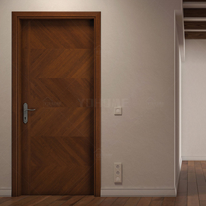 中国优质内门供应商在阿里巴巴木门上，用于建造高质量的涂漆贴面门 - Product Image 6