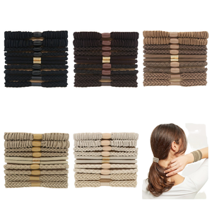 Lot de 10 élastiques tressés ajustables au design simple, pour queue de cheval, bracelet, pour femmes et hommes – Offre Spéciale - Product Image 1