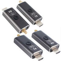 Extenseur sans fil HDMI 150M 1 TX jusqu'à 4 RX 1080P 60Hz 5.8GHz Émetteur-récepteur audio vidéo pour TV Box vers plusieurs écrans
