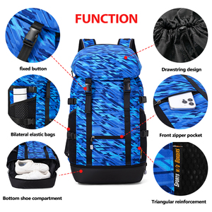 Mochila VIPOKO con Logotipo Personalizado para Senderismo al Aire Libre, para Hombre y Mujer, Ligera, de Gran Capacidad, para Ciclismo, Viajes y Zapatos - Product Image 3
