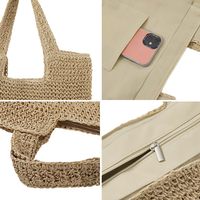 Tas Pantai Anyaman Besar Gaya Boho untuk Musim Panas - Tas Bahu Anyaman Rotan Buatan Tangan untuk Wanita Petunjuk Perawatan