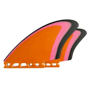 Customize Twin Keel Fins, Single Tab Surfboard Fins, Twin Fin Fishtail Surfboard Fins Twin Keels - Smooth Fiberglass Flex