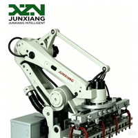 Machine de palettisation automatique pour sacs de riz, de ciment et d'aliments pour animaux (10 kg-50 kg) avec manipulateur robotique personnalisable pour la manutention de cartons/boîtes