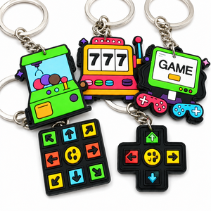 Porte-clés en silicone souple écologique, porte-clés en caoutchouc 3D, porte-clés en caoutchouc souple PVC avec logo personnalisé - Product Image 4