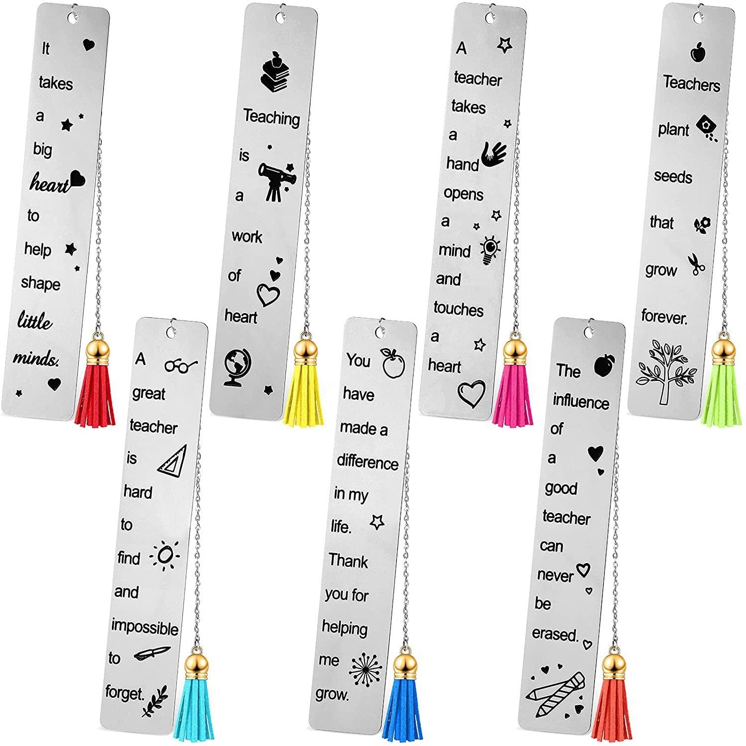 Сделай Сам, закладка из нержавеющей стали для Дня учителя, подарки на выпускной