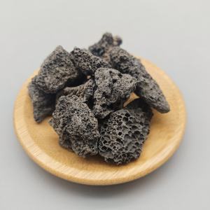 หินหลอมเหลวขนาด3-6มม. ใช้สำหรับตกแต่งภูมิทัศน์หินภูเขาไฟขนาดใหญ่ใช้สำหรับปูถนนและภูมิทัศน์เกเบี่ยน - Product Image 4