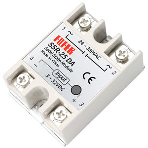 รีเลย์โซลิดสเตต Fqfer รุ่น Ssr-25 Da 24 380Vac 3 32Vdc อินพุต ควบคุมระบบอัตโนมัติทางอุตสาหกรรม - Product Image 2