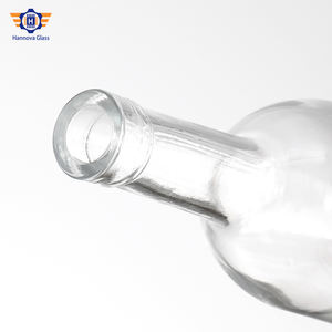 Aangepaste Extra Vuursteen Lege Gin Wodka Fles Groothandel 1000Ml Liquor Fles Cognac Wodka 375Ml Glazen Flessen - Product Image 4