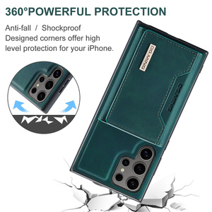 Étui de téléphone en cuir magnétique de luxe avec porte-cartes, étui portefeuille détachable 2 en 1 pour Samsung S26 S25 S24 S23 S22 Ultra A37 A56 - Product Image 3