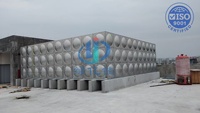 Certification de catégorie comestible du réservoir 3000L d'eau potable d'acier inoxydable pour le système de purification d'eau de restaurant/hôpital/hôtel