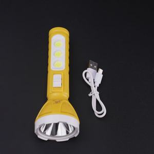 Linterna de carga directa súper brillante con alta intensidad de haz, alimentación solar USB, batería de larga duración, multicolor. - Product Image 3