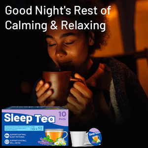 Cápsulas de Té para Dormir de Marca Propia, Alivio del Estrés, Ayuda para Dormir, Valeriana, Té Relajante, Cápsulas K - Product Image 5