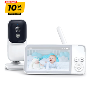Monitor para Bebés a Prueba de Hackings, Sin WiFi, 2.4GHz FHSS, Protocolo Privado, Cámara de Vigilancia con Video Seguro - Product Image 1