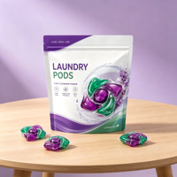 Pod Cuci Ramah Lingkungan 18-22g 5 Kompartemen Langsung dari Pabrik Warna & Aroma Sesuai Pesanan Pembersihan Mendalam Busa Rendah Bahan Alami