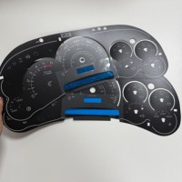 Film de protection autocollant en plastique pour tableau de bord de voiture Touchgoal TG-CD-10, pour compteur de vitesse, montage en surface pour véhicule