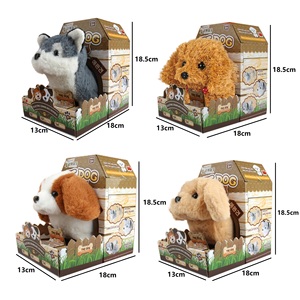 TOMMABO-Perro eléctrico divertido para niños, juguete <span class=keywords><strong>de</strong></span> peluche <span class=keywords><strong>de</strong></span> simulación para caminar hacia adelante, regalos para bebés, juguetes realistas para niños - Product Image 6
