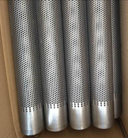 Filtre en fil de métal perforé en acier inoxydable à double couche